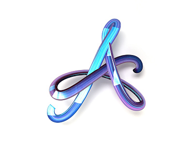 A for 36daysoftype 36days a 36daysoftype 36daysoftype04 3dtype c4d lettering type