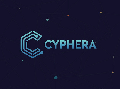 cyphera branding businesscard businesscards design typography vector