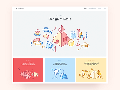 Nutanix Design New Website clean design system design team light minimal nutanix website