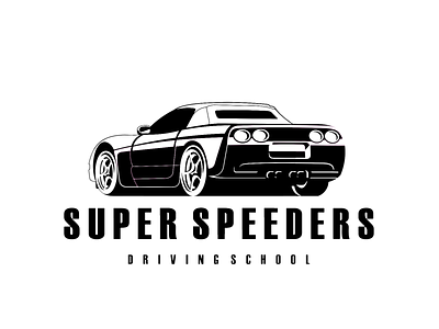 Logo design adobe automotive car chevrolet corel corvette design driving school graphicdesign logo logodesign logos usa