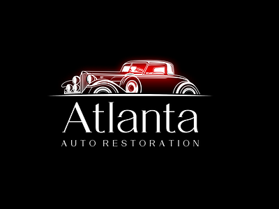 Logo design adobe adobe ilustrator antique atlanta automobile branding graphicdesign logo logodesign red vintage