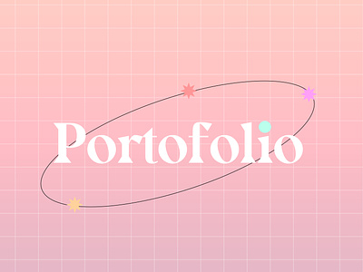 Portfolio graphic design logo