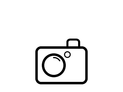 Camera graphic design logo