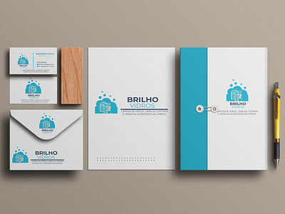 Brilho Vidros branding design graphic design illustration logo