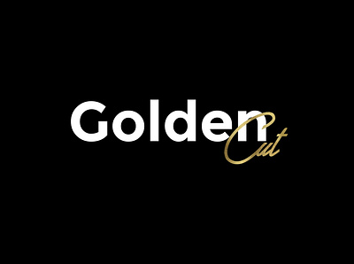 Golden Cut branding design graphic design