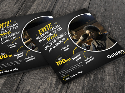 Golden Cut branding design graphic design