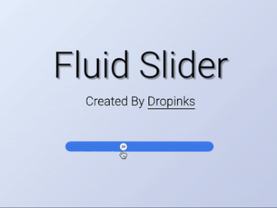 Fluid Slider using SVG animation button calendar css frontend html interaction javascript range slider ranger slider svg ui kit uiapp uikit uiux web design web kit webapp