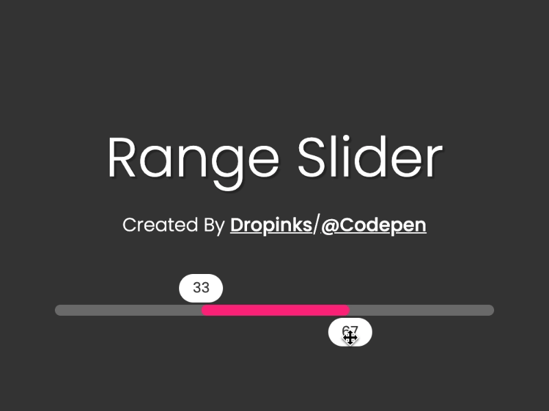Range Slider interaction animation component css design interaction range slider slider ui webapp webdesign