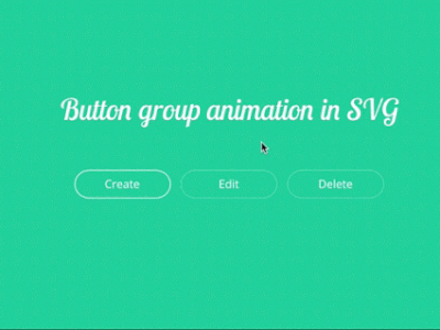 Button/Menu Interaction animation button interaction menu svg
