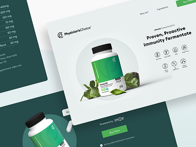 Health Supplement Landing Page 🌱