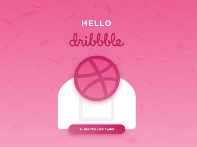 Greetings! debut dribbble invitation invitation invite shot thanks