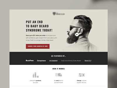 Baby Beard Syndrome Landing Page