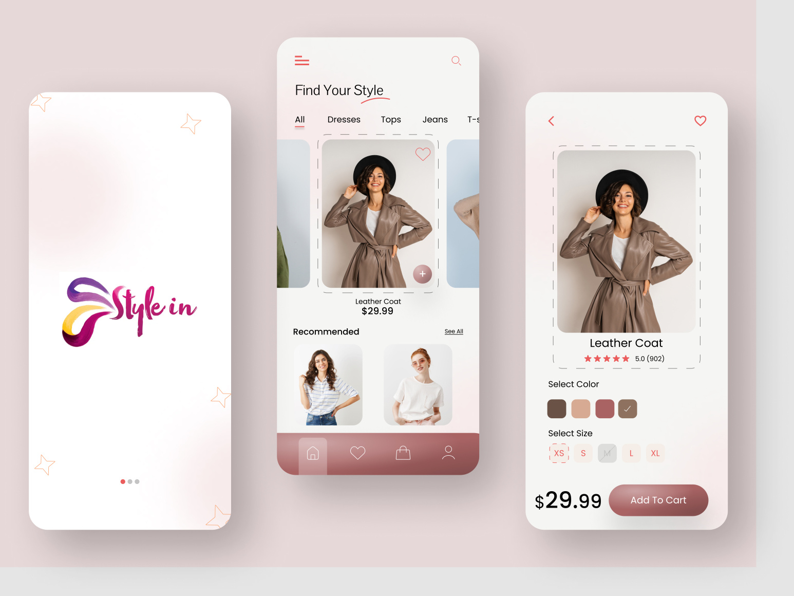 Women's Clothing App Design by Adeline Infotech on Dribbble
