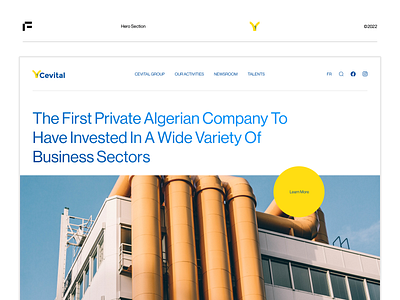 Cevital landing page