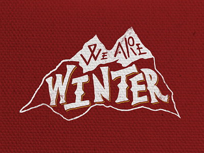 We Are Winter - Olympic Challenge handlettering illustration olympics typography winter