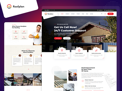 Roofplan - Roofing Services WordPress Theme + RTL