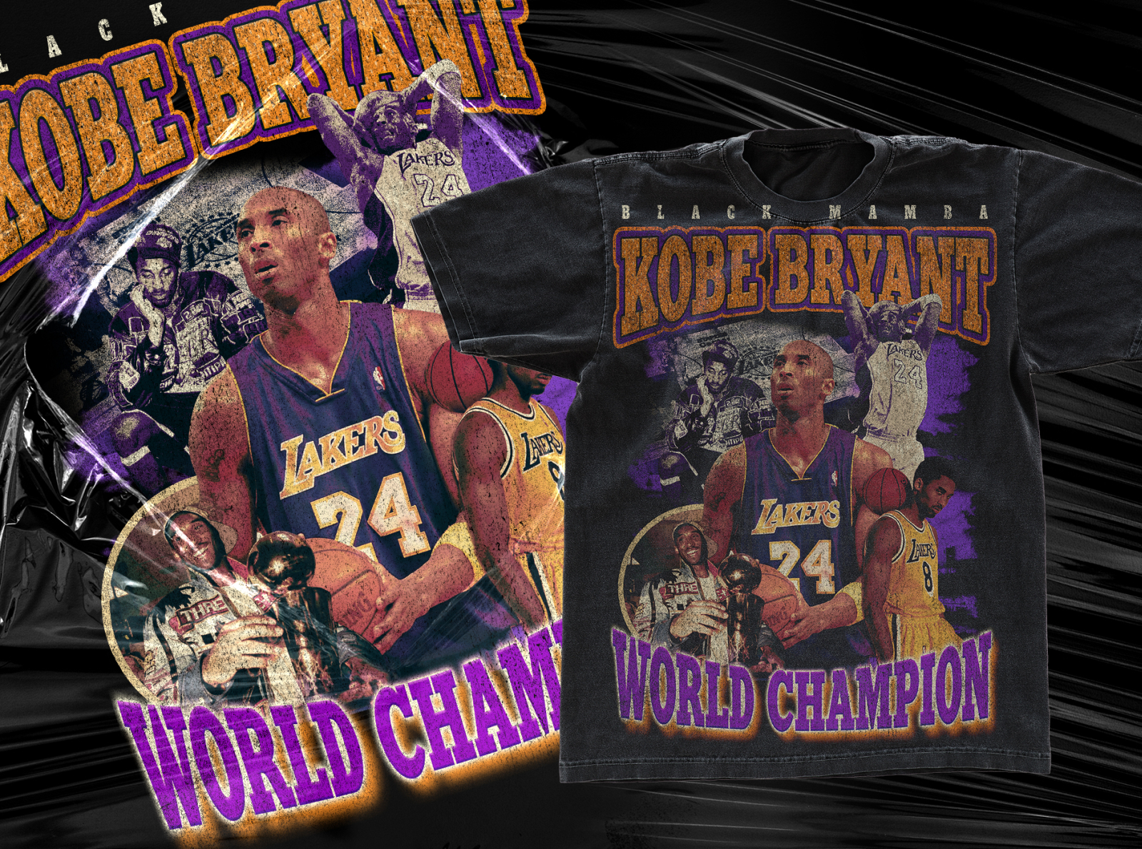 Kobe bryant rap sales tee