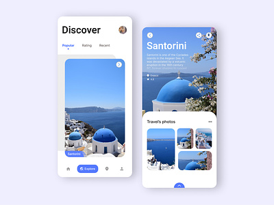 Travel App ✈️ bitmatedesign bitmatestudio dribbble explore app exploring exploring app figma guide finder app interface location finder service app ui travel travel app travel guide book travel service travelers travellife ui userexperienc ux