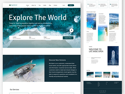 Traveco - Travel Landing Page