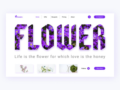 Flower Shop Landing Page 🌸