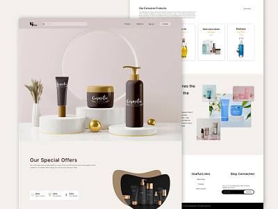 Online Product landing page