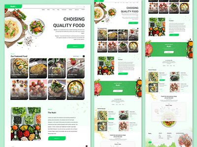 Healthy Food Landing Page