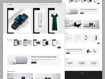 E-commerce Platform Landing Page bitmate studio category clothing brand e commerce ecommerce store ecommercewebsite fashion hero header home page ios landing page layout online store product shopping ui design uiux uiuxdesign website website design