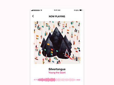 Daily UI challenge #009 — Music Player app challenge dailyui design ios music player ui ux