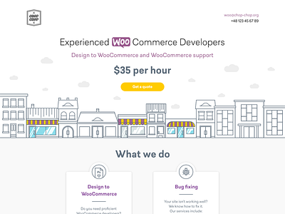 Chop-Chop WooCommerce landing page