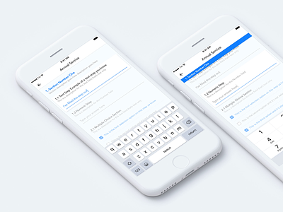 Form Styles blue clean form fresh interface iphone native ui ux
