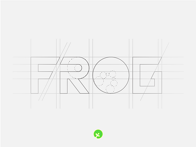 Frog Sports Logo (Concept) bold brand branding fitness frog grid logo logomark mark sports