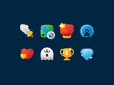 Game stuff icon concepts