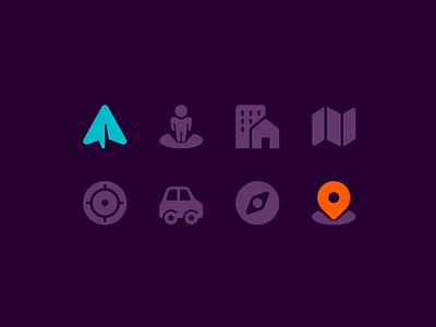 Maps & navigation app compass direction fajr fitr fajrfitr fajrul fitrianto glyph gps icon icon design iconography location map navigation pictogram pin solid transportation travel