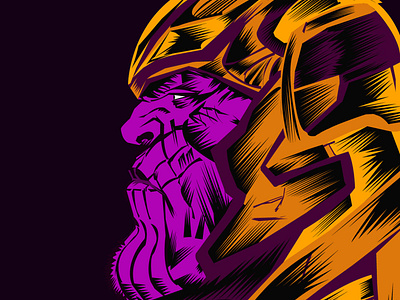 Thanos Illustration art work illustration vector art vector tracing