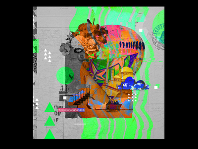 Februllage 2022 - Float - Digital Collage albumcover artistic artwork branding collage design digitalart digitalcollage februllage float graphic design illustrartions illustration motionframes poster socialmedia