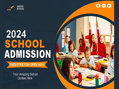 School E-Flyer branding design graphic design illustration motion graphics