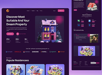 Dream property web app ui ux