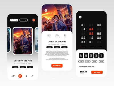 Movie App design ui ux