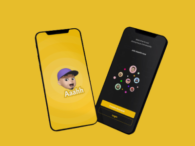 Aaaah Crypto App app branding design graphic design illustration logo typography ui ux vector