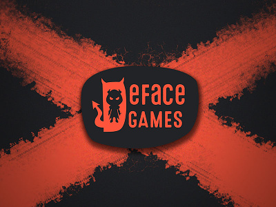 Deface Games Logo channel logo games gaming logo logo youtube