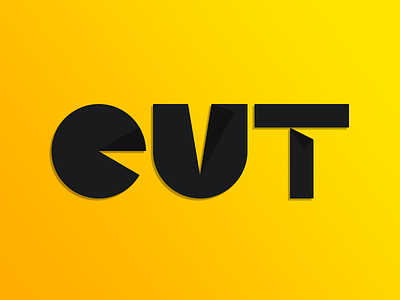Cut Logotype Rebound cut paper logo ui website logo