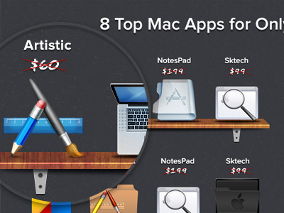 Mac Apps Bundle Landing Page app bundle apps landing landing page mac ui ux web website design