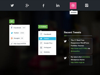 Social Components and Widgets