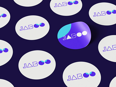 JABOO Identity Design & Sticker Mockup