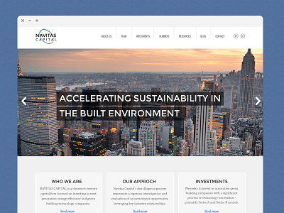 Navitas Capital Website financial website interface ui ux website