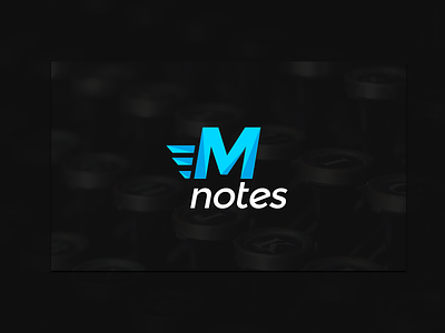 M.Notes Identity branding identity design logo design personal branding