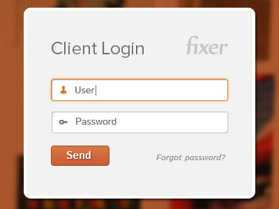 Fixer Login Form form login login form