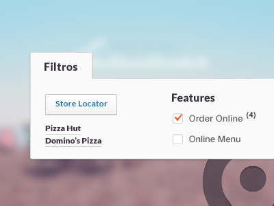 Filtros business listing component components design interface listing ui user interface ux website website design