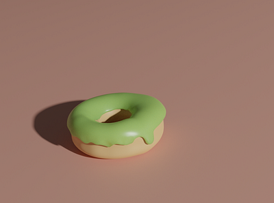 Donut 3d blender food