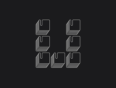 #36daysoftype letter "U" branding design graphic design illustration logo logodesign logoinspiration vector